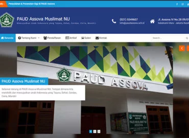 PAUD Assova company profile website development