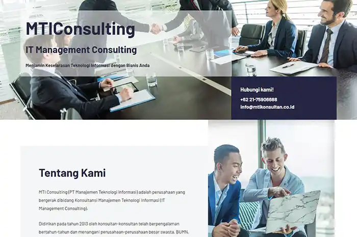 MTI Konsultan Website Design