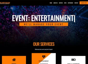 Karya89 company profile website development
